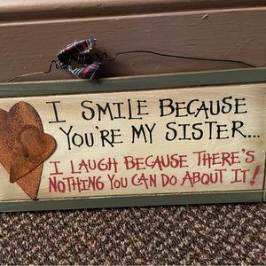 Wall Art Decor Hanging Sign